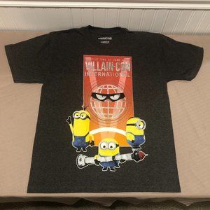 Despicable Me Minion Boy’s T-Shirt Size Medium Color Gray